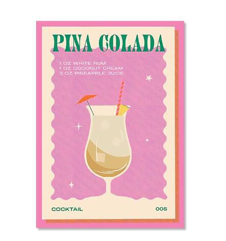 Cocktail Drink Bar Wall Art