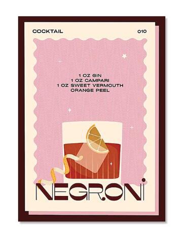Cocktail Drink Bar Wall Art