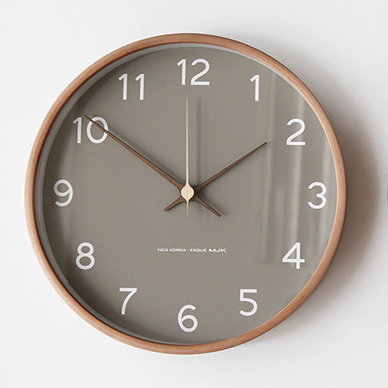 Nordic Solid Wood Wall Clock